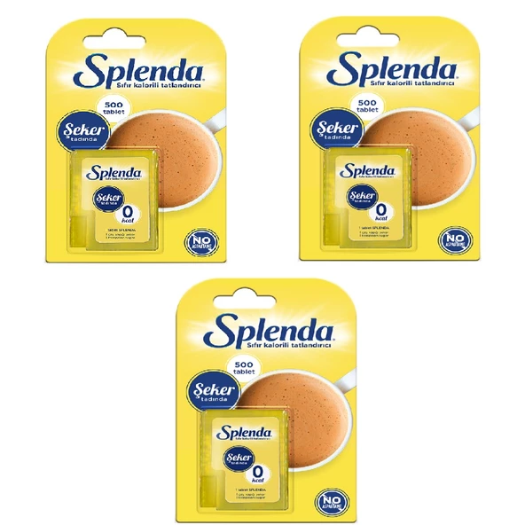 Splenda Tatlandırıcı 500 Tablet 3'lü