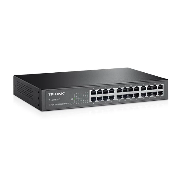 TP-LINK TL-SF1024D 24 PORT 10/100 MASAÜSTÜ SWITCH - Resim 1