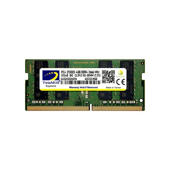 4 GB DDR4 2666 TWINMOS 1.2V CL19 MDD44GB2666N NB