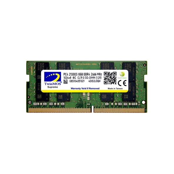 8 GB DDR4 2666 TWINMOS MDD48GB2666N NB