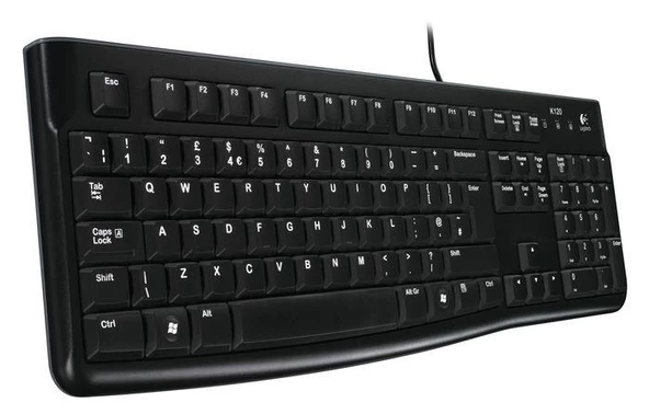 LOGITECH K120 Q USB KLAVYE 920-002505 SIYAH KABLOLU