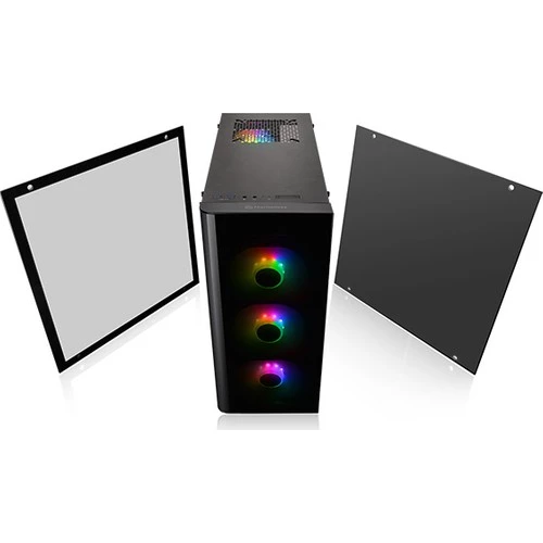Thermaltake View 21 Tempered Glass RGB Plus Edition Çift Pencereli Oyuncu Kasası (CA-1I3-00M1WN-05) - 2