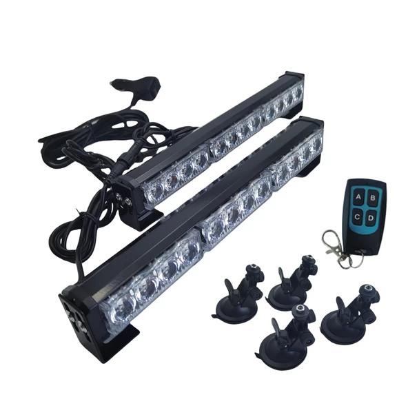 21 fonksiyonlu çakar lamba sarı sarı 2'li set vantuzlu kumandalı 12-36V  72W / LAPA212 - Resim 3