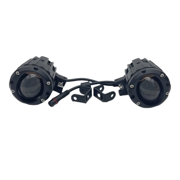 Space Offroad sis lambası 6.4 x 8.1 x 5.9 cm sarı-beyaz 12-60v set/  LASS367 ürün görseli 1