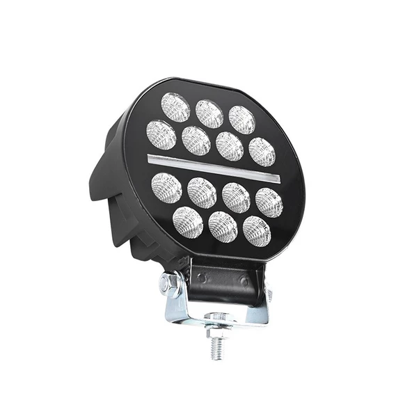 Space Offroad sis lambası 11,5 x 4,5 x 12cm yuvarlak  beyaz-amber 12-80v 35w adet  / LASS351 - Resim 2