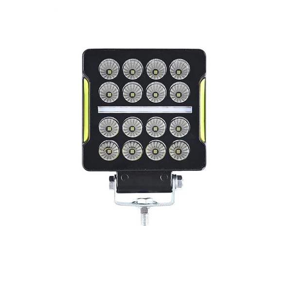 Space Offroad sis lambası 10,5 x 3,5 x 12cm kare beyaz-amber 35w 12-80v adet   / LASS351-1 ürün görseli 1