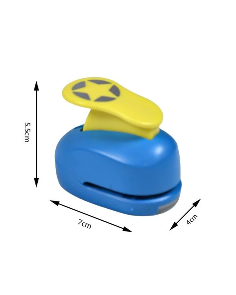 Kamei Şekilli Delgeç Yıldızlı Daire 2.5 cm KM8810 - 2