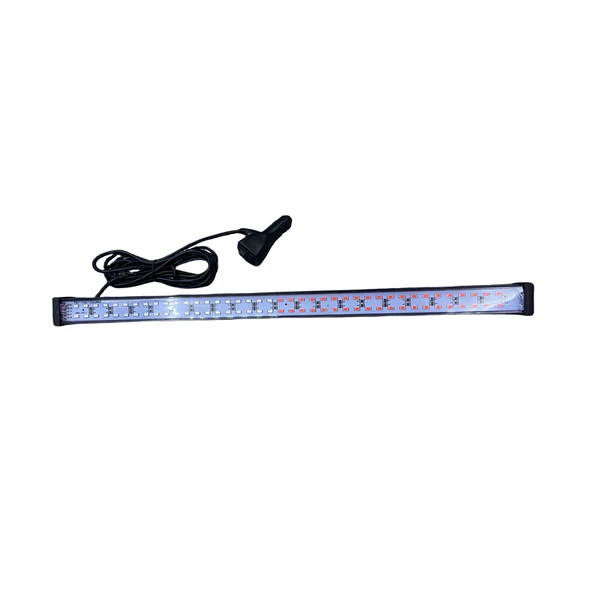 17 fonksiyonlu iç-dış kullanımlı çakar lamba 54cm kırmızı-mavi 12-30v / LAPA201-1 ürün görseli 1