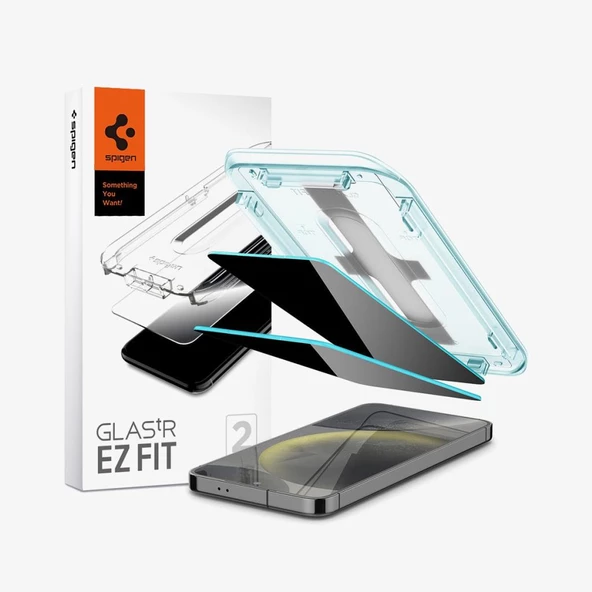 Galaxy S24 Plus Hayalet Ekran Koruyucu, Spigen GLAS.tR EZ FitPrivacy