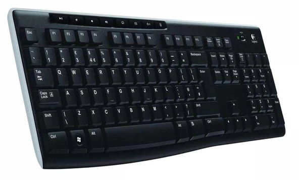 LOGITECH K270 Q TR MM KLAVYE KABLOSUZ SİYAH 920-003761