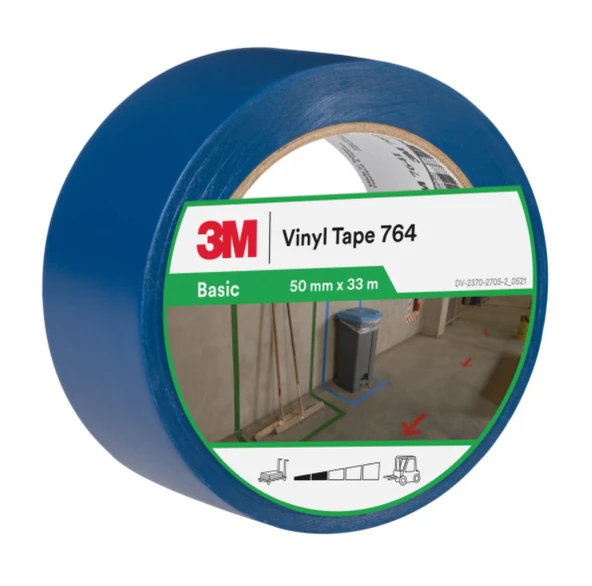 3M 764I Mavi Genel Amaçlı Vinil Bant 50 mm x 33 mt