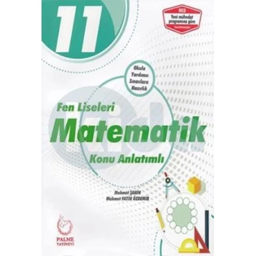 Palme 11.Sınıf Fen Liseleri Matematik Konu Anlatımlı (Yeni)