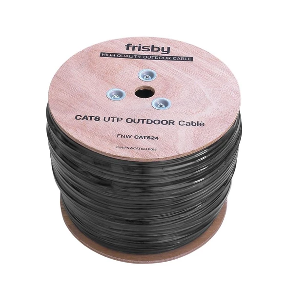 FRISBY FNW-CAT624 305MT 23AWG 0.58MM CAT6 DIŞ MEKAN UTP KABLO