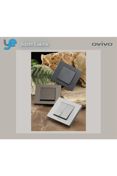 OVİVO Grano Zil Modül + Kapak Füme - Resim 2