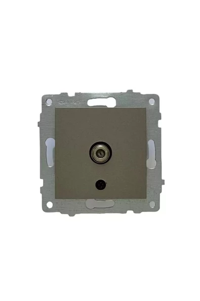 OVİVO ANTRASİT F KONNEKTÖR (UYDU) PRİZ ÇERÇEVESİZ ürün görseli 1