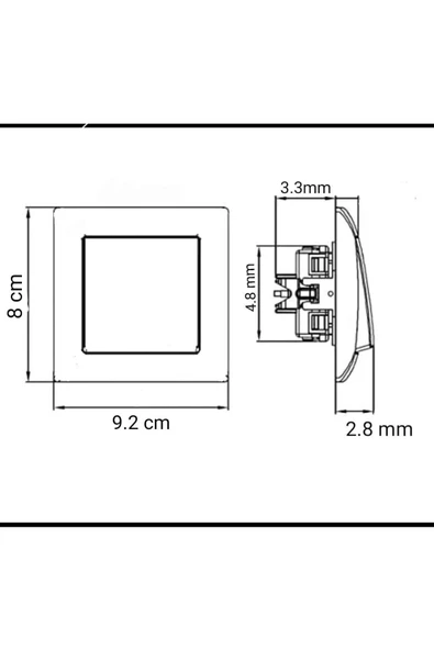 OVİVO Grano Siyah Anahtar - 5