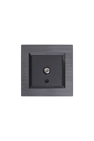 OVİVO Quantum Manyetik Gri Tv Uydu Prizi