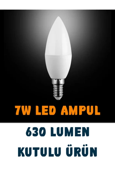 Noas Led Noas 7w Buji Led Ampül Beyaz Işık - 2
