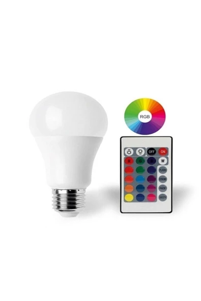 Noas Kumandalı 9w Rgb Led Ampul