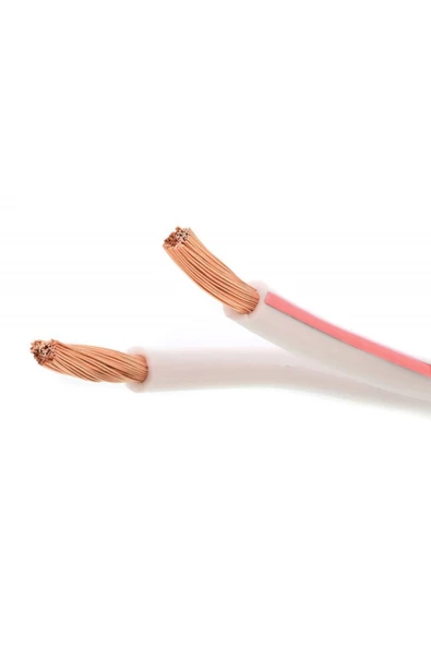 BEYAZ KARS kablo 2 X 0,75 Kordon Kablo Beyaz 5 Metre - Resim 2