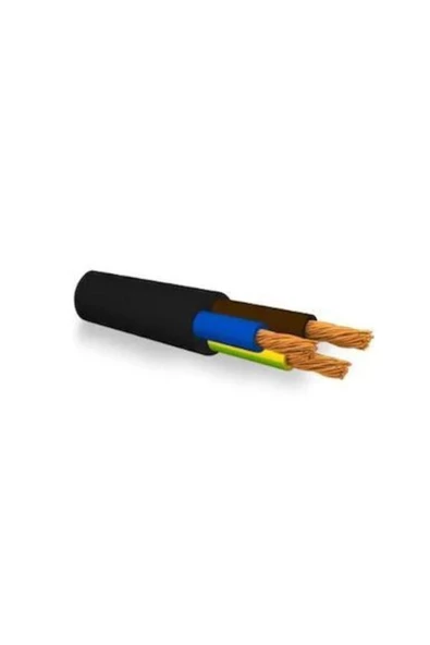 Pars Çok Telli Cca Ttr Kablo 3 X 1,5 Mm 100 Metre Siyah Renk
