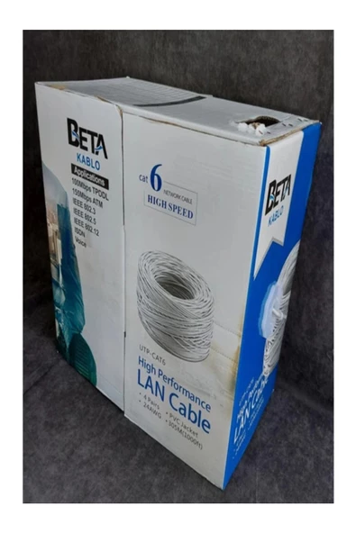 4x2x23 Awg Cat6 Kablo Kutu (305 Metre)