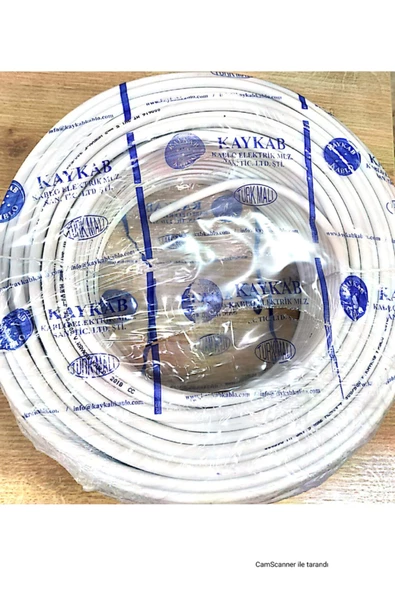 3x2,5 Cca Ttr Kablo 100 Mt