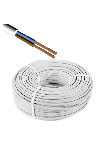 Lampa Elektrik - 2x2,5 Mm Ttr Kablo Çok Damarlı Kablo 100 Metre - Resim 5