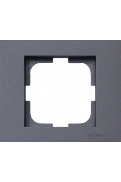 OVİVO Grano Füme Çocuk Korumalı Topraklı Priz+ Çerçeve - 2