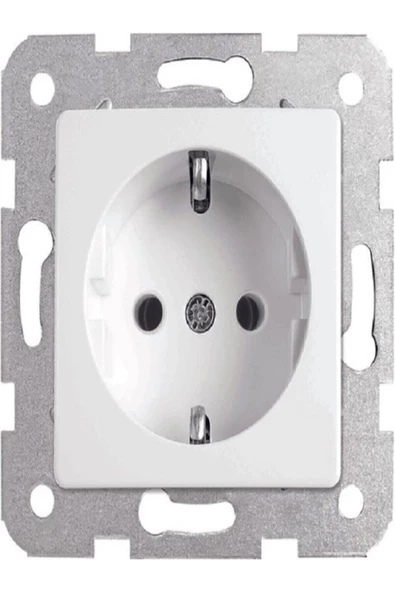 Karre Topraklı Priz  + Çerçeve - 2