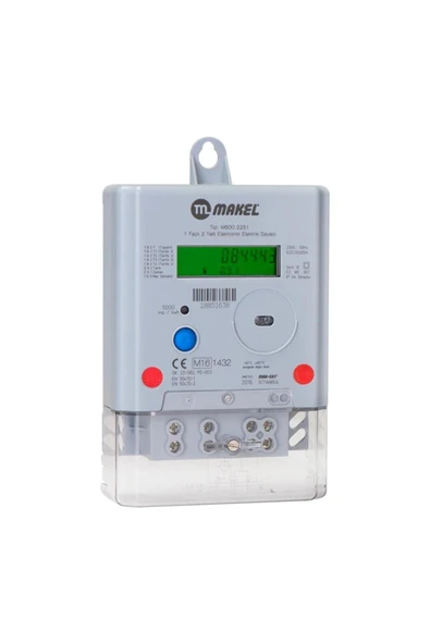 MAKEL Monofaze 1 Faz 2 Telli Elektrik Sayacı - 2
