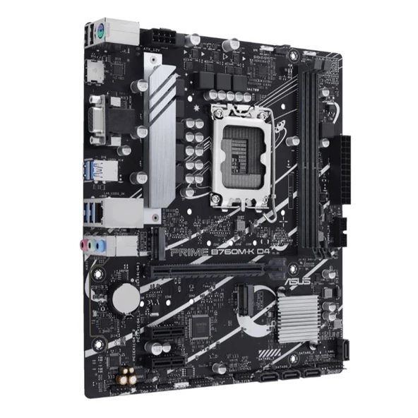 ASUS PRIME B760M-K D4 DDR4 5333MHZ 1XVGA 1XHDMI 2XM.2 USB 3.2 MATX 1700P (12. / 13. VE 14. NESİL İŞLEMCİ UYUMLU) - 3