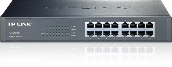 TP-LINK TL-SG1016D 16 PORT 10/100/1000 GBIT SWITCH ürün görseli