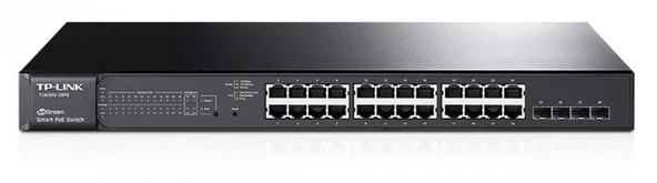 TP-LINK TL-SG2428P 24 PORT 10/100/1000MBPS 4 SFP POE+ 250W L2+ RACKMOUNT SWITCH