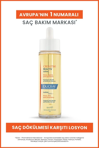 Ducray Creastim Reactiv Lotion Zayıf ve Hacim Kaybetmiş Saçlar İçin Losyon 60 ml