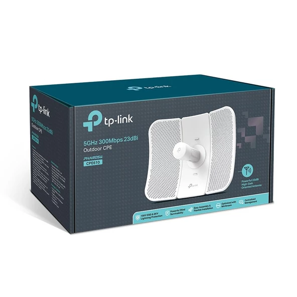 TP-LINK CPE610 5GHZ 300MBPS 23DBI DIŞ ORTAM ACCESS POINT ürün görseli