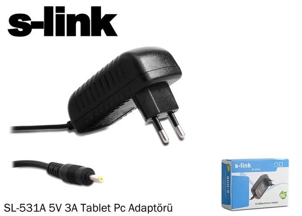 S-LİNK SL531A 5V 3A TABLET ADAPTÖRÜ