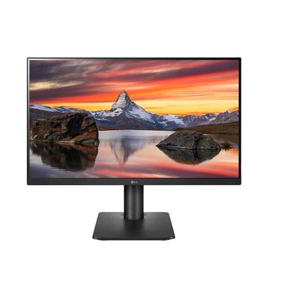 23.8 LG 24MP450P-B IPS 5MS 75MHZ VGA HDMI DP FHD 1920X1080 YUKSEKLIK AYARI FREESYNC VESA SIYAH GAMIN