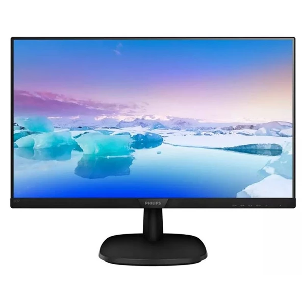 27 PHILIPS 273V7QJAB/01 IPS 4MS 75MHZ VGA HDMI DP FHD 1920X1080 HOPARLÖR VESA SİYAH