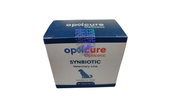 OptiCure Synbiotic Köpek Probiyotik Besin Takviyesi – 30 Adet x 2 Gram