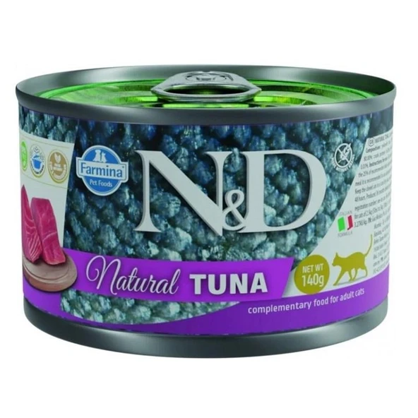 N&D Natural Ton Balıklı Kedi Konservesi 140 Gr ürün görseli 1