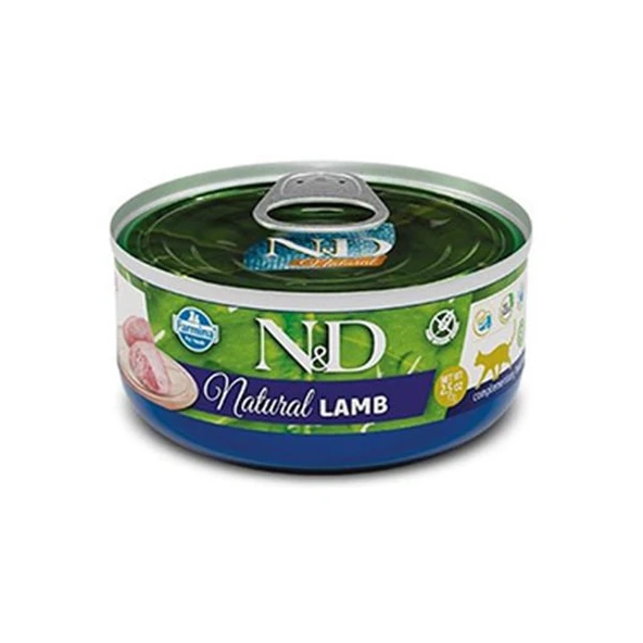 N&D Natural Kuzu Etli Konserve Yaş Kedi Maması 140 Gr ürün görseli