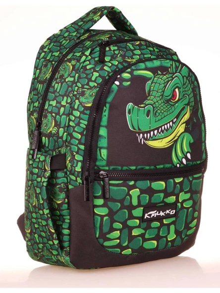 Kaukko Kıds Sırt Çantası (square Crocodıle)krn-L5165