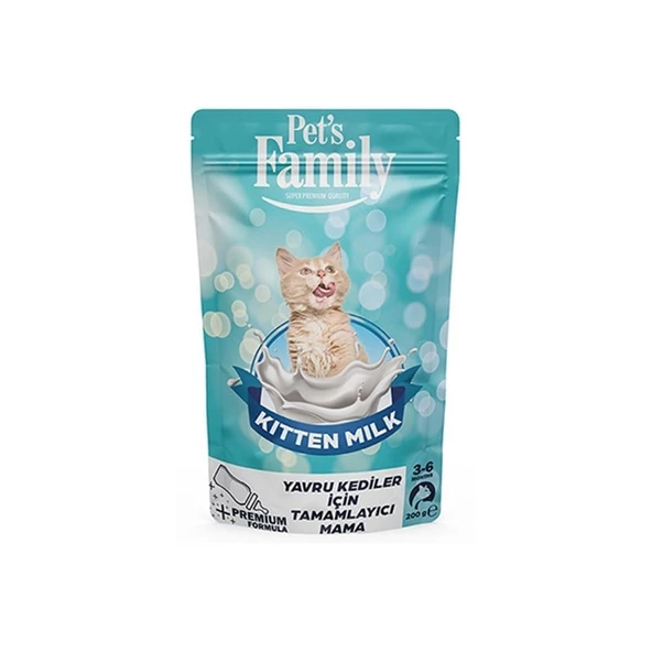 Pets Family Kedi Süt Tozu 200 Gr