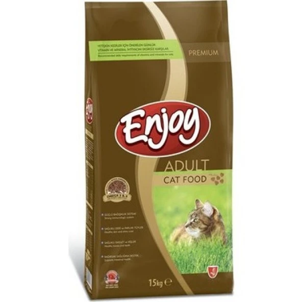 Enjoy Tavuklu Yetişkin Kedi Maması 15KG - 1