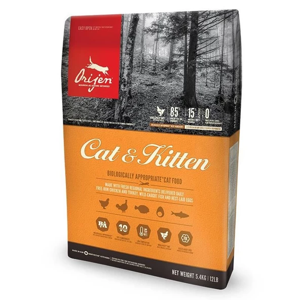 Kitten Tahılsız Tavuklu Yavru Ve Yetişkin Kedi Maması 1,8 Kg - 1