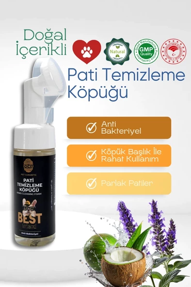 Doku Pet Cosmetic Kedi ve Köpek Pati Temizleme Köpüğü 150 ml