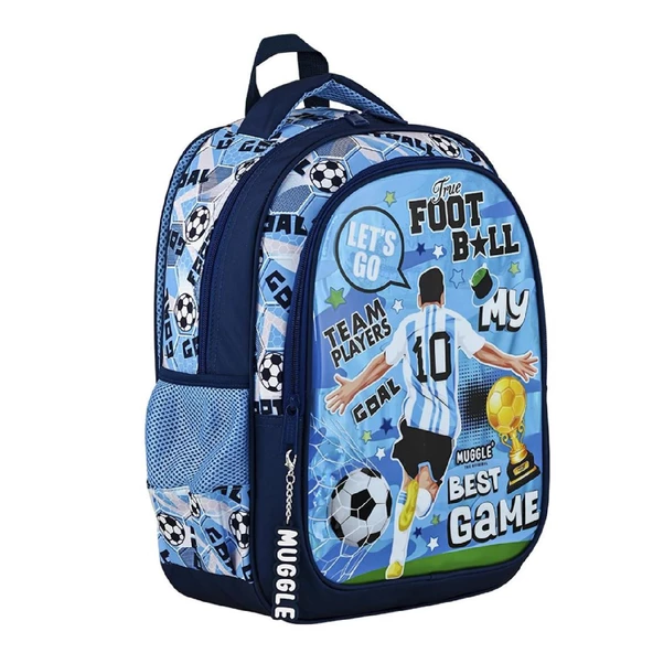 Muggle 2 Bölmeli Best Game Okul Sırt Çantası MU-9112 - Resim 3
