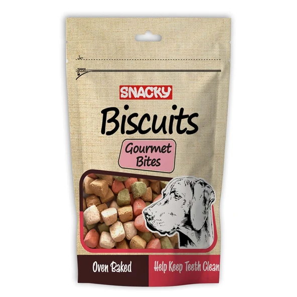 Snacky Gourmet Bites Köpek Bisküvisi 200 gr - 1