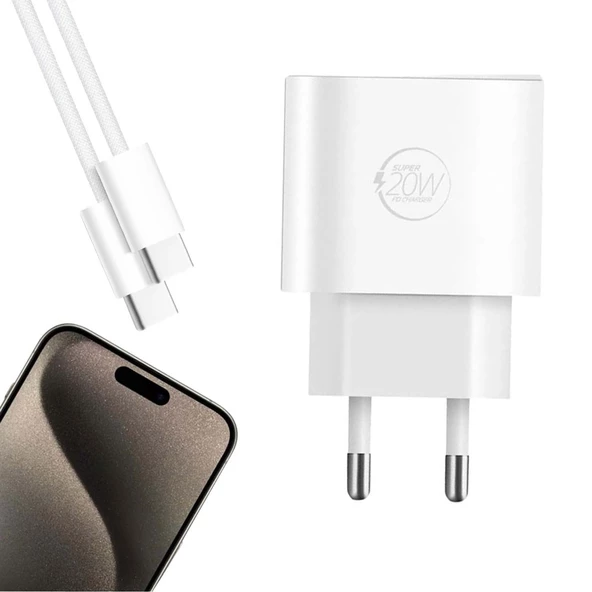 Zemheri RXS27 20W Type-C Şarj Adaptörü - Kablo Seti (Apple 15 Pro-Pro Max Uyumlu) - 4